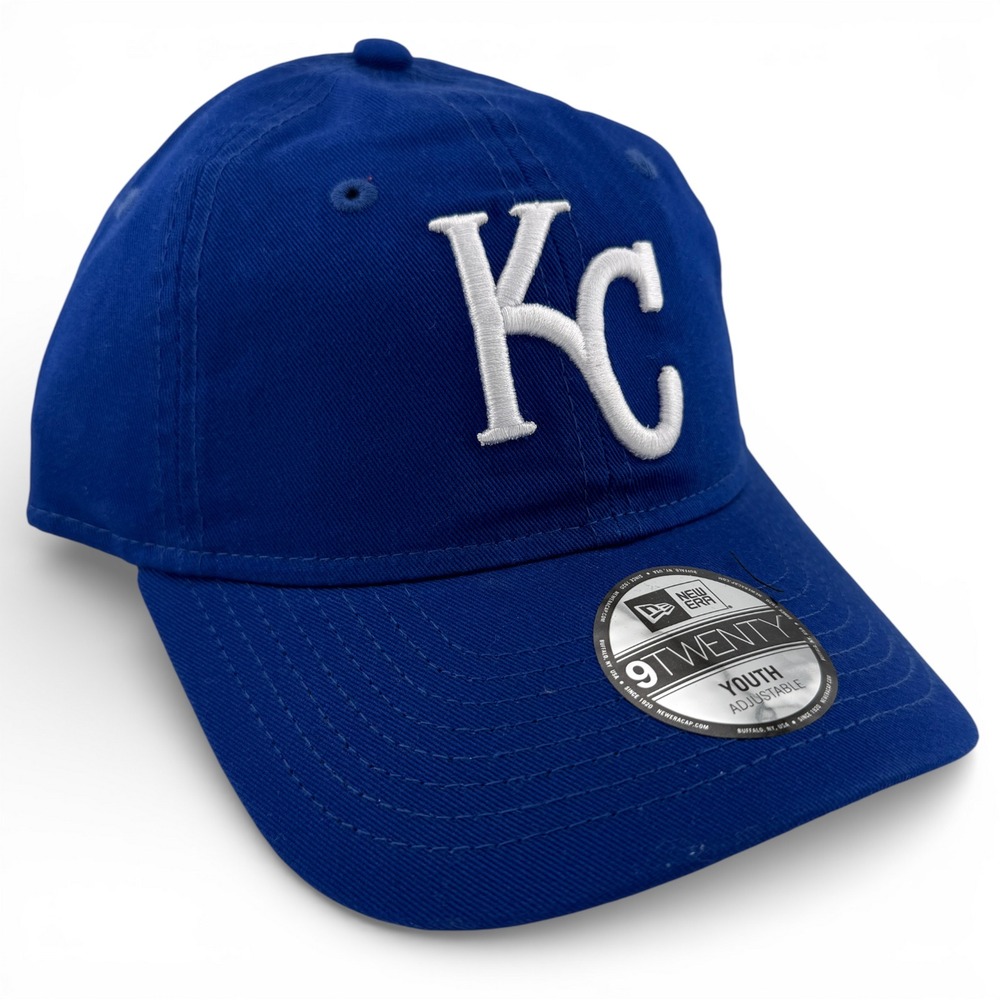 New Era Kansas City Royals MLB Youth 9Twenty Adjustable Strapback Dad Hat Cap